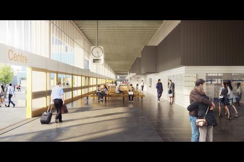 John Puttick Associates' proposals for the interior of Preston Bus Station